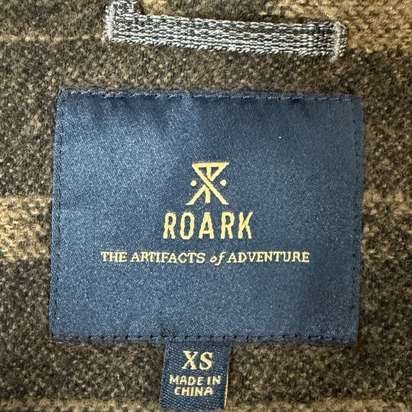 Roark Mens XS Deckhand Jacket in Khaki Tan Corduroy Collar Workwear Chore Jacket - Picture 9 of 13